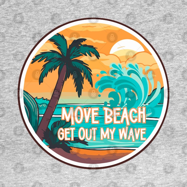 Surfing Beach Ocean by The O.D.D. Shoppe